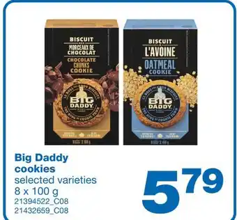 Wholesale Club Big daddy cookies, 8 x 100 g offer