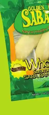 Chalo FreshCo Golden saba whole steamed saba bananas 454 g offer