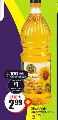 Chalo FreshCo Oliya virgin sunflower oil 1 l offer