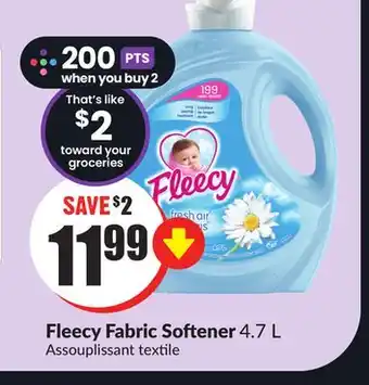 Chalo FreshCo Fleecy fabric softener 4.7 l offer