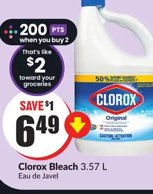 Chalo FreshCo Clorox bleach 3.57 l offer