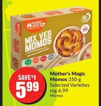 Chalo FreshCo Mother's magic momos 350 g selected varieties offer