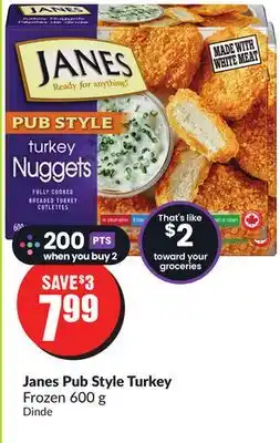Chalo FreshCo Janes pub style turkey frozen 600 g offer