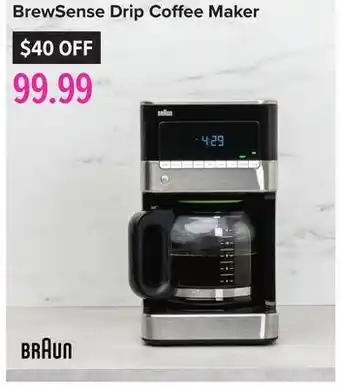 Linen Chest Brewsense drip coffee maker offer