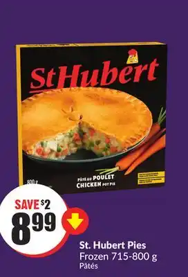 Chalo FreshCo St. hubert pies frozen 715-800 g offer