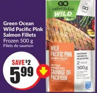 Chalo FreshCo Green ocean wild pacific pink salmon fillets frozen 500 g offer