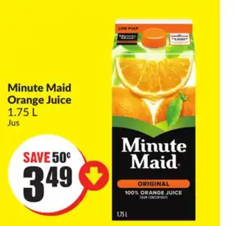 Chalo FreshCo Minute maid orange juice 1.75 l offer
