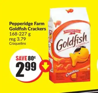 Chalo FreshCo Pepperidge farm goldfish crackers 168-227 g offer
