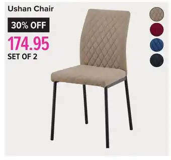 Linen Chest Ushan chair offer