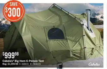 Bass Pro Cabela's big horn 6-person tent offer
