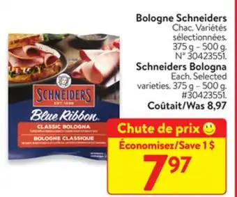 Walmart Schneiders bologna offer