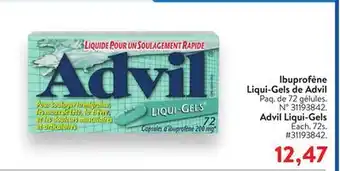 Walmart Advil liqui-gels offer