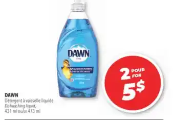 Familiprix Dawn dishwashing liquid offer