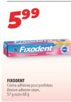 Familiprix Fixodent denture adhesive cream offer