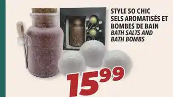 Familiprix Bath salts and bath bombs offer