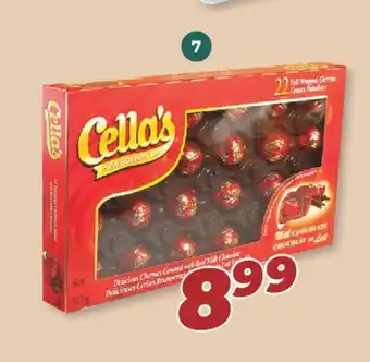 Familiprix Cella's cherries covered milk chocolate offer