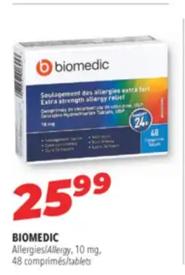 Familiprix Biomedic allergy offer