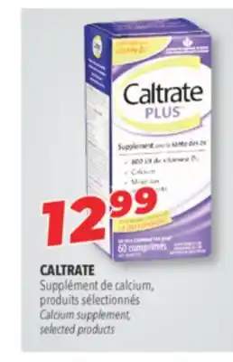 Familiprix Caltrate calcium supplement, selected products offer
