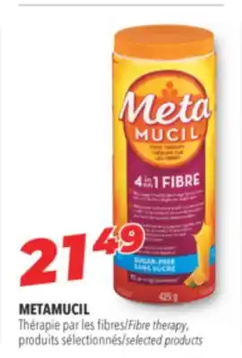 Familiprix Metamucil fibre therapy, selected products offer