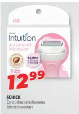 Familiprix Schick selected cartridges offer