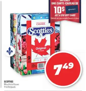 Familiprix Scotties tissues offer