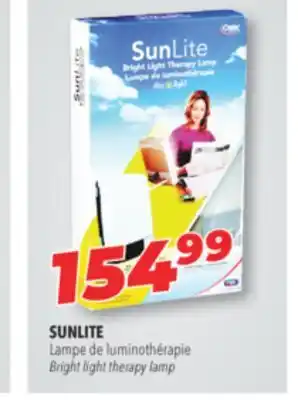Familiprix Sunlite bright light therapy lamp offer