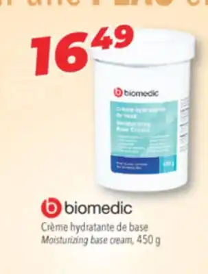 Familiprix Biomedic moisturizing base cream offer