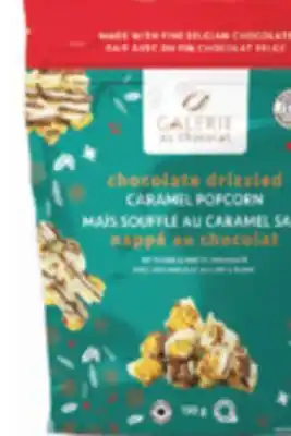 Familiprix Galerie au chocolat chocolate drizzled caramel popcorn offer
