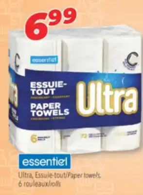 Familiprix Essentiel paper towels offer