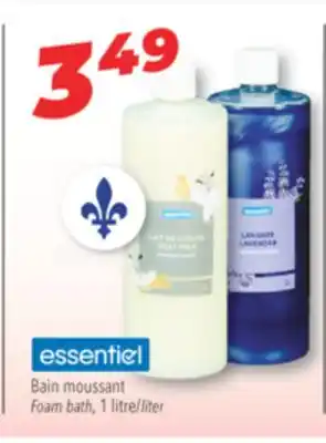 Familiprix Essentiel foam bath offer