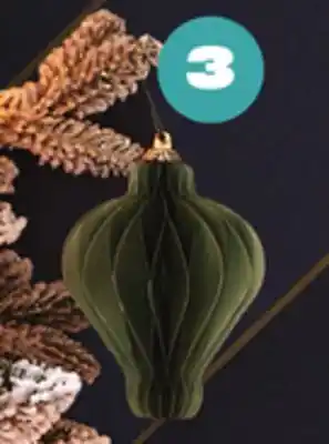 Provigo Ornements en papier en forme d'oignon empilé sauge life at home, 4 un offer