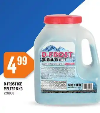 Canac D-frost ice melter 5 kg offer