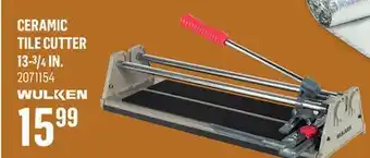 Canac Wulken ceramic tile cutter 13-3/4 in offer