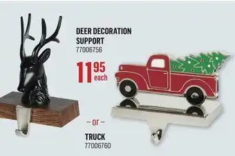 Canac Deer decoration support offer