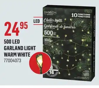 Canac 500 led garland light warm white offer