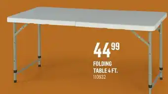 Canac Folding table 4 ft offer