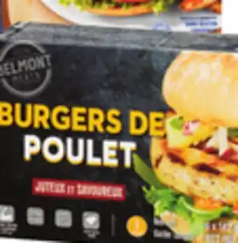 Giant Tiger Belmont meats chicken burgers offer