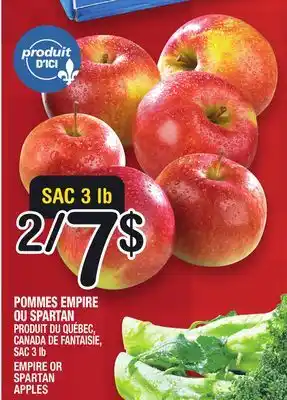 Marche Ami Pommes empire ou spartan | empire or spartan apples offer