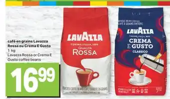 L'Intermarché Café en grains rossa ou crema e gusto offer