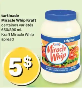 L'Intermarché Tartinade miracle whip, 650/890 ml offer