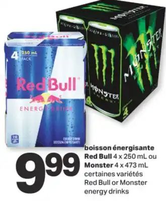 L'Intermarché Boisson énergisante 4 x 250 ml ou 4 x 473 ml offer