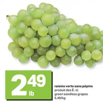 L'Intermarché Raisins verts sans pépins offer