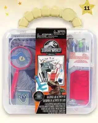 Uniprix Jurassic world ensemble d'exploration découvre les activités du labo offer