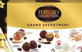 Uniprix Ferrero collection grand assortement chocolats offer