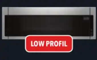 Lowe's Whirlpool 1.1 cu. ft. over-the-range microwave hood offer