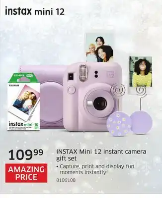 The Source Instax mini 12 instant camera gift set offer