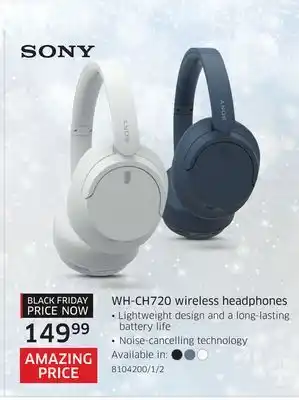 The Source Sony wh-ch720 wireless headphones offer