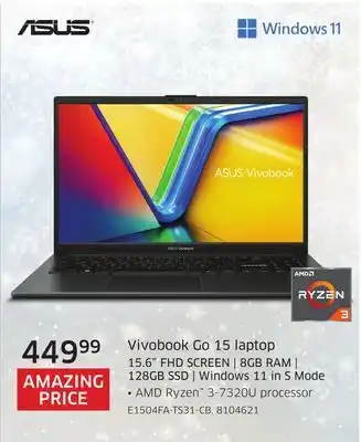 The Source Asus vivobook go 15 laptop offer