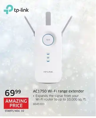 The Source Tp-link ac1750 wi-fi range extender offer