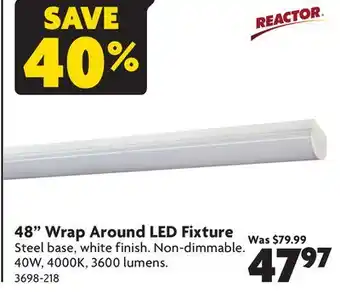 Home Hardware 48 wrap around led fixture offer
